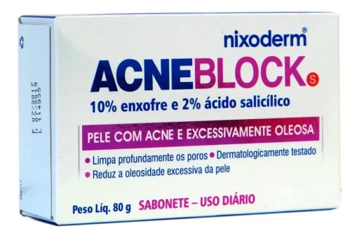 Sabonete Acneblock Kley Hertz - Pele com acne e oleosa - 80 g