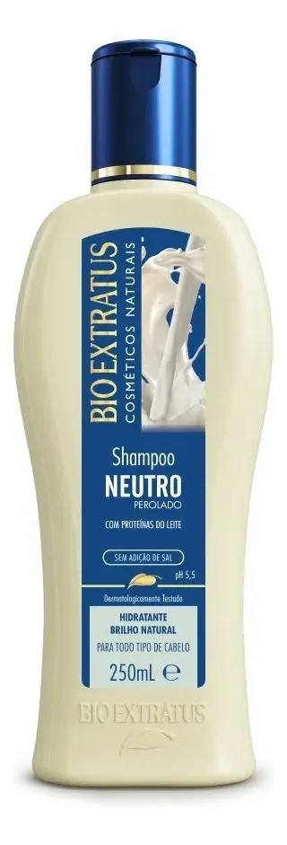 Shampoo Bio Extratus Neutro Brilho Natural Hidratante 250ml