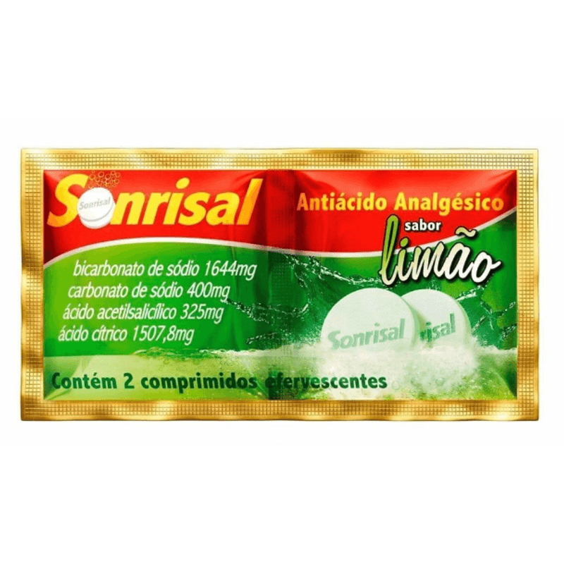 Sonrisal Limão 2 Comprimidos Efervescentes GSK
