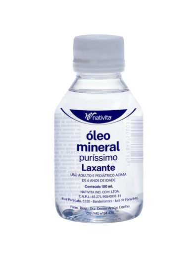 Óleo Mineral Puríssimo 100ml Nativita