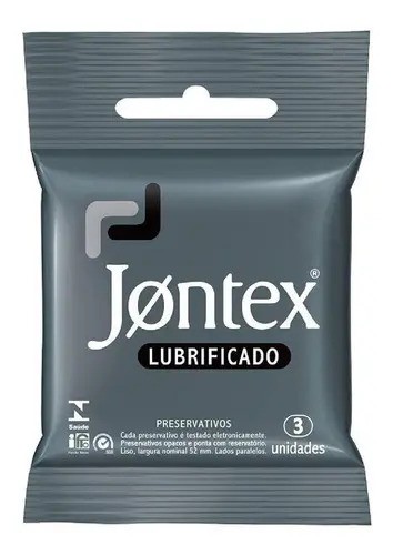 Preservativo Jontex Lubrificado 3 un