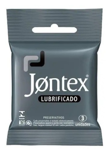 Preservativo Jontex Lubrificado 3 un