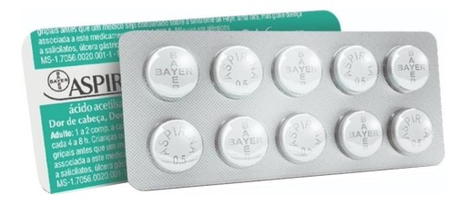 Aspirina 500mg 10 Comprimidos