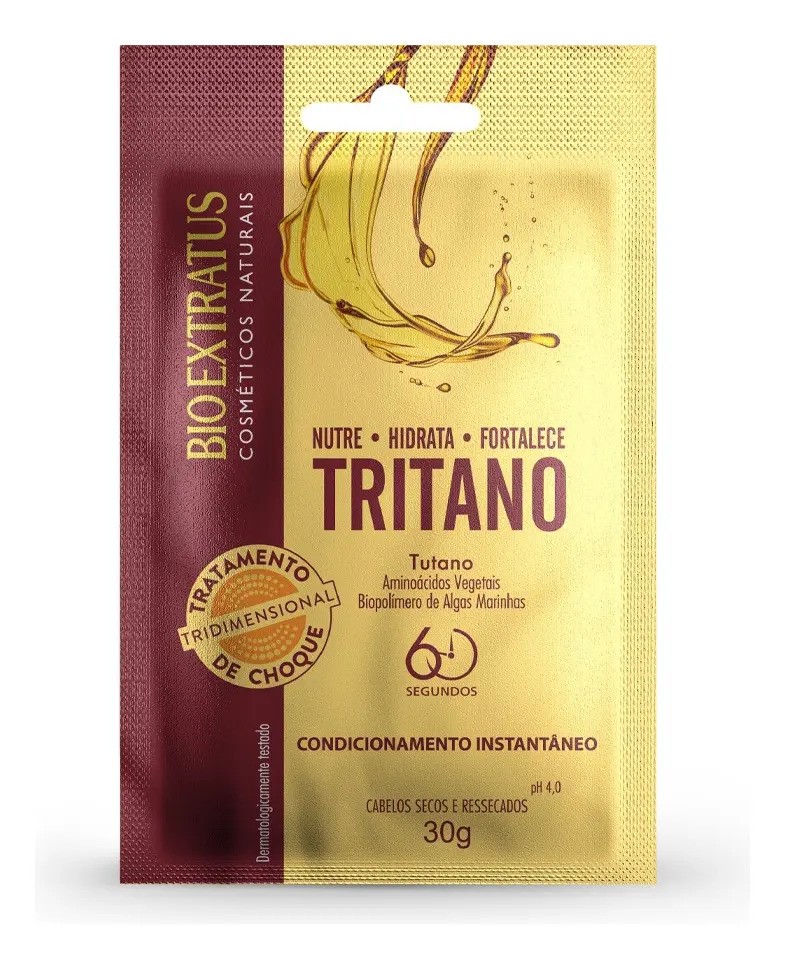 Tritano Sachê de Choque 30g Megahidratação Bio Extratus