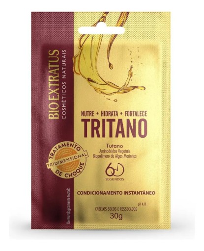 Tritano Sachê de Choque 30g Megahidratação Bio Extratus