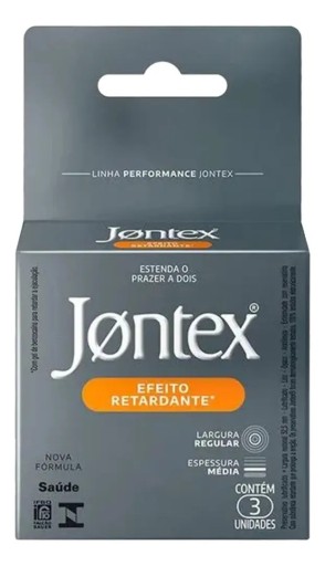 Preservativo Jontex Efeito Retardante 3 Unidades