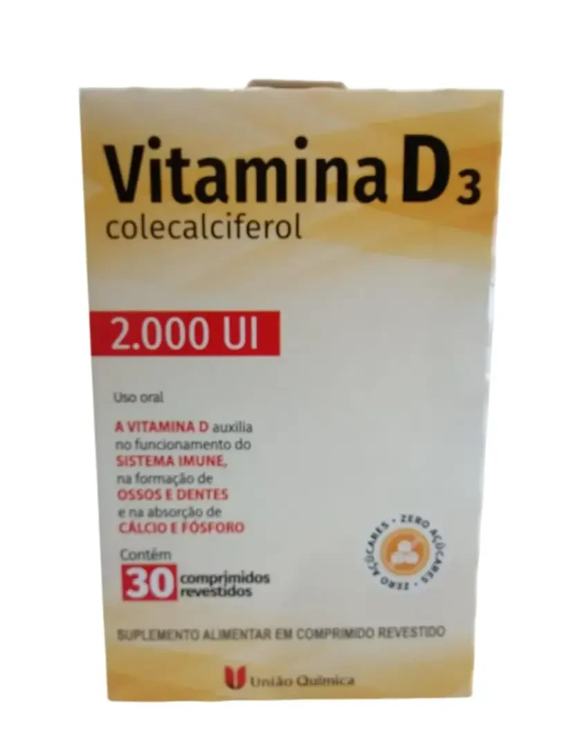 Vitaminas D3 2000 UI 30 Comprimidos Revestidos