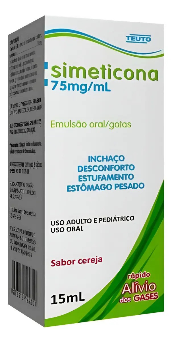 Simeticona 75mg Gotas 15ml Teuto Generico