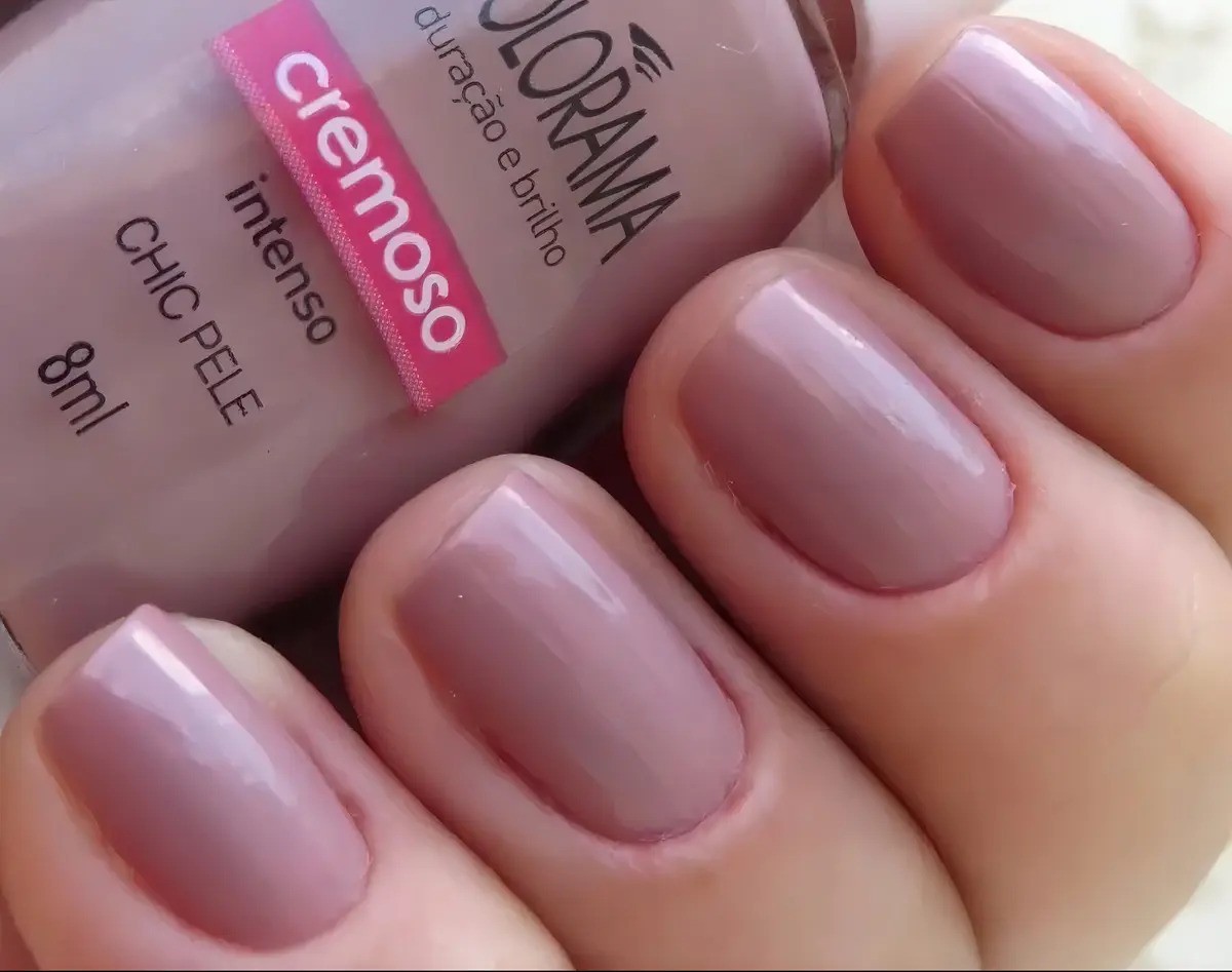 Esmalte Colorama Cremoso Bege Rosado - Longa Duração - Secagem Rápida