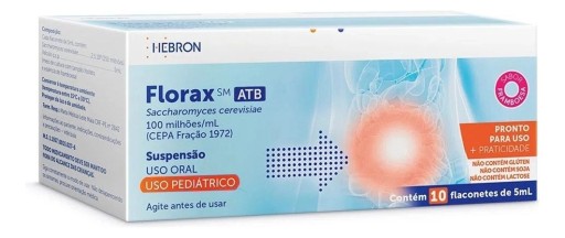 Florax SM ATB Infantil Framboesa flaconetes de 5 mL
