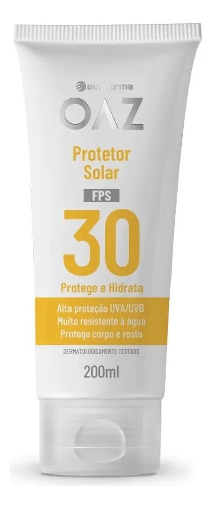 Protetor Solar Eurofarma Oaz FPS 30 - 200 ml Vegano