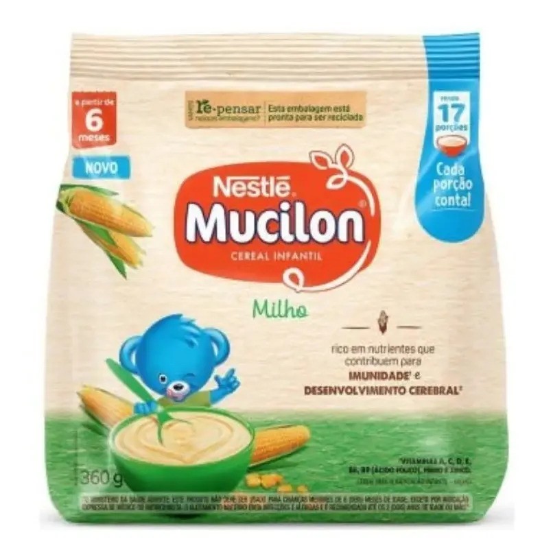Cereal Infantil Milho 360g Mucilon
