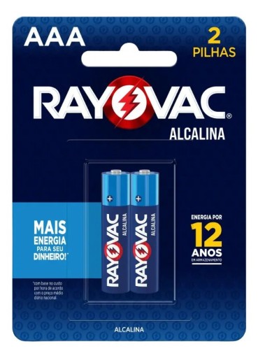 Pilha Alcalina AAA Rayovac
