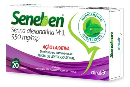 Seneben 350mg Airela  unidades de 20 cápsulas cada sem sabor