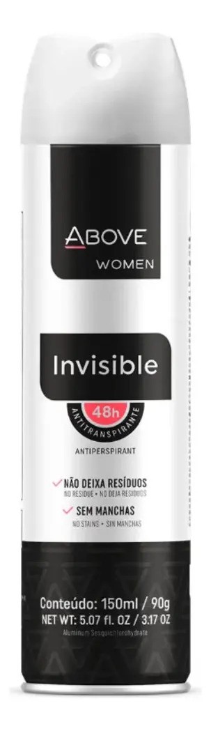 Antitranspirante Invisible 150ml Above Women