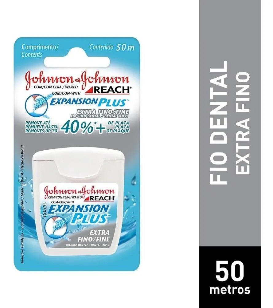 Fio Dental Reach Expansion Plus Extra Fino 50m