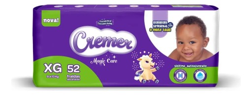 Fralda Cremer Hiper Magic Care XG 52 Unidades