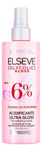 Acidificante Capilar Glycolic Gloss - Elseve - 200 ml