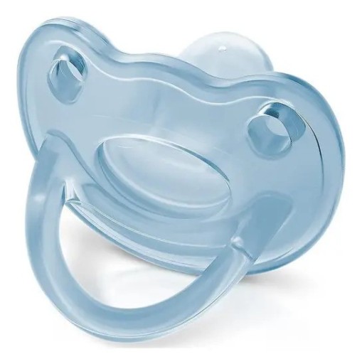 Chupeta Soft Fiona 100% Silicone 0-6m Azul Fiona