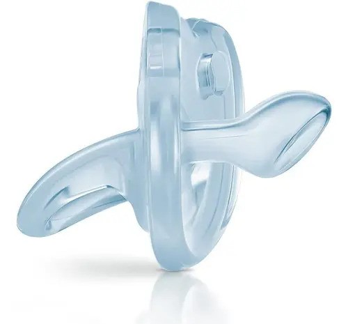 Chupeta Soft Fiona 100% Silicone 0-6m Azul Fiona
