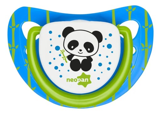 Chupeta Panda Tam. 1 Neopan Cor Azul Período de idade 0-6 Meses