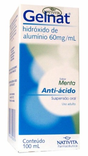 Gelnat Hidróxido de Alumínio 60mg/mL Suspensão Oral 100mL Nativita
