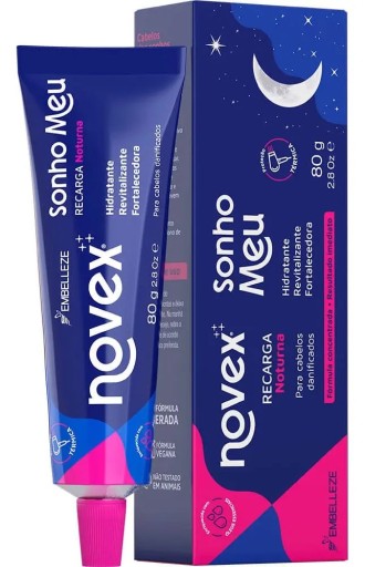 Máscara de Hidratação Novex Sonho Meu Recarga Noturna 80g