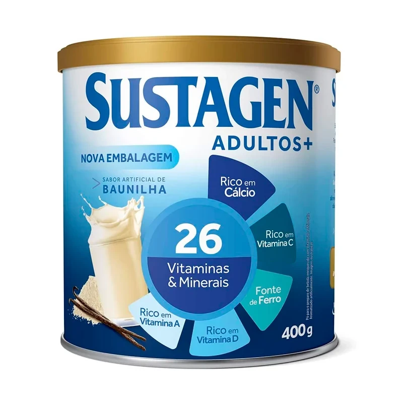 Complemento Alimentar Sustagen Baunilha Adultos+ 400g