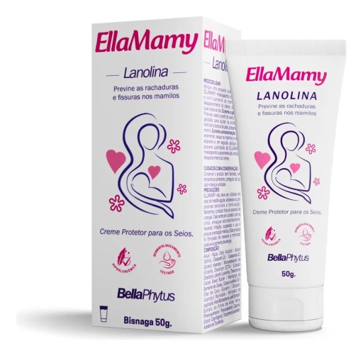 Ellamamy Creme De Lanolina Bisnaga 50g Bellaphytus