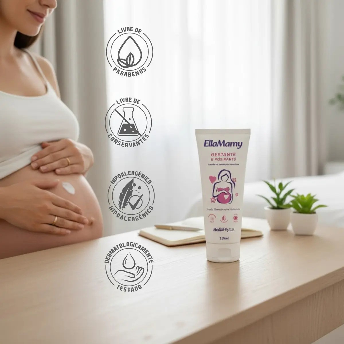 Ellamamy Creme De Lanolina Bisnaga 50g Bellaphytus