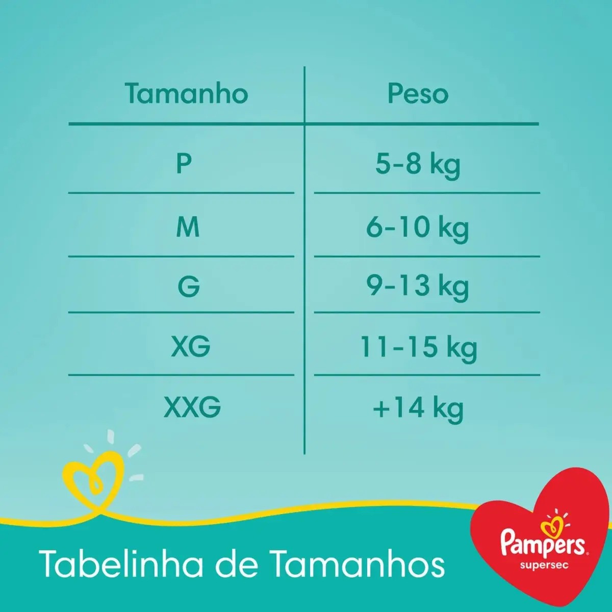 Fralda Infantil Pampers Supersec Mega 9 A 13 kg G 34 Unidades