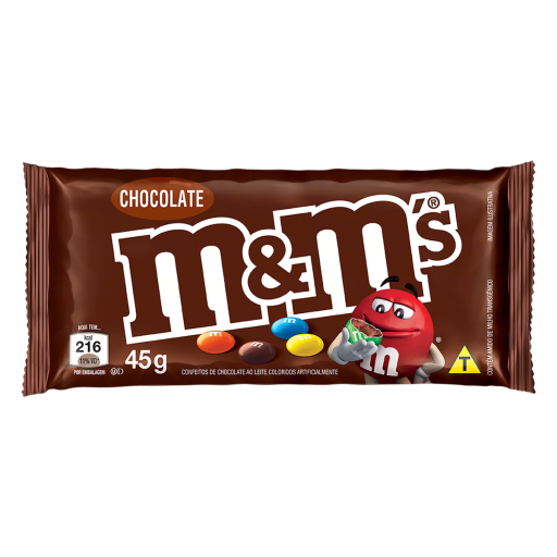 Confeito de Chocolate ao Leite M&M's 40g