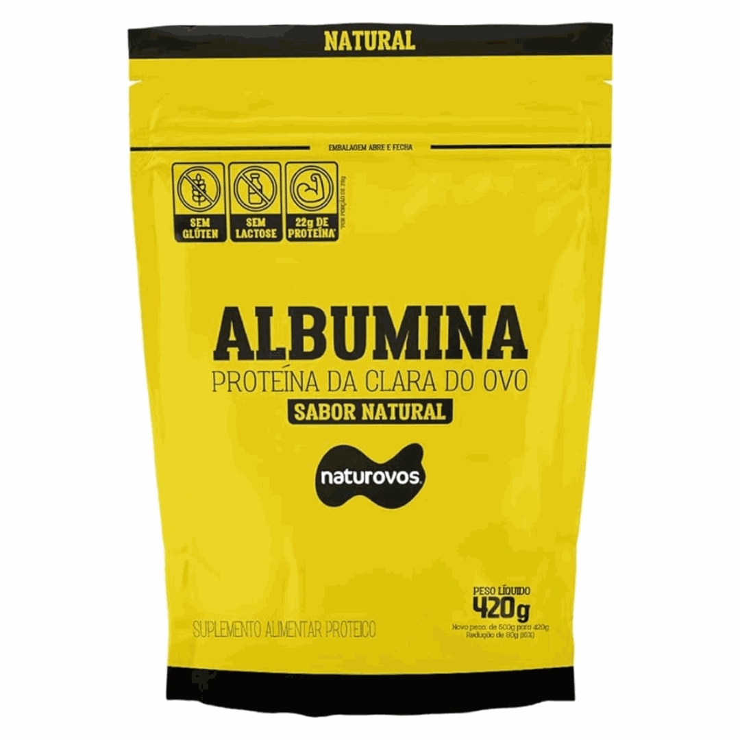 Albumina Naturovos Natural 420g