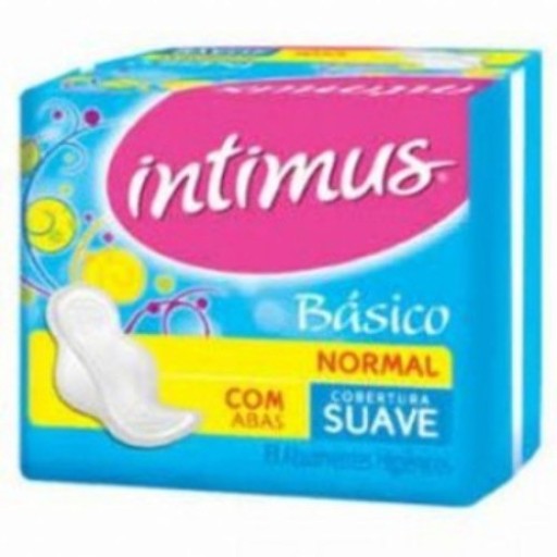 Absorvente Intimus Gel Suave com Abas 8 Unidades