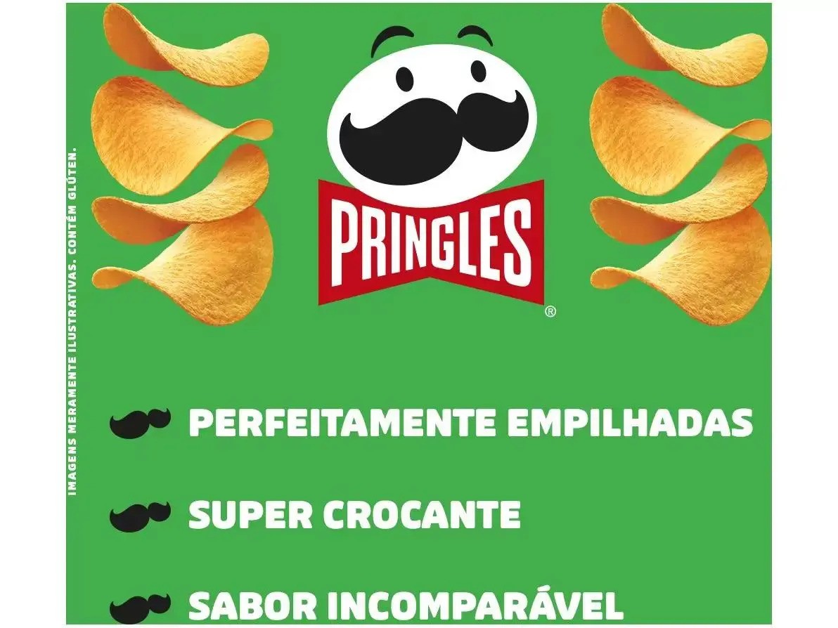 Salgadinho de Batata Creme e Cebola Tubo 109 g Pringles