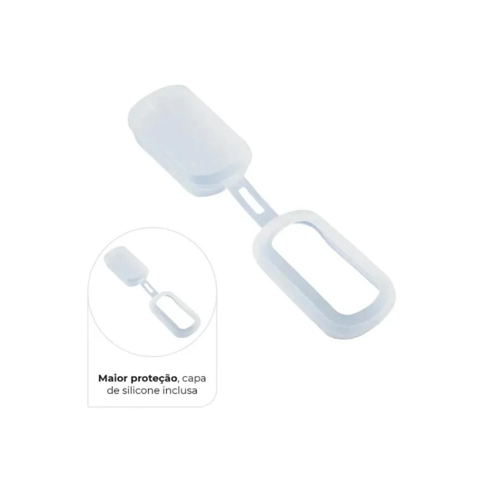 Oxímetro de Dedo Dellamed 5593 Branco Led Adulto Criança