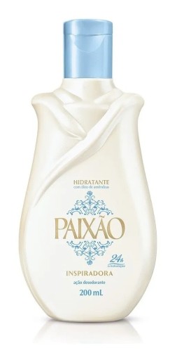 Hidratante Desodorante Corporal Inspiradora Paixão Frasco 200 ml Rosas Brancas