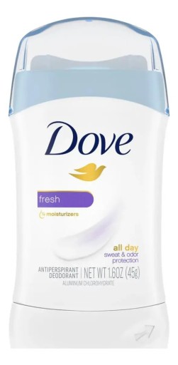 Desodorante Antitranspirante Dove Stick Fragrância Fresh 45g