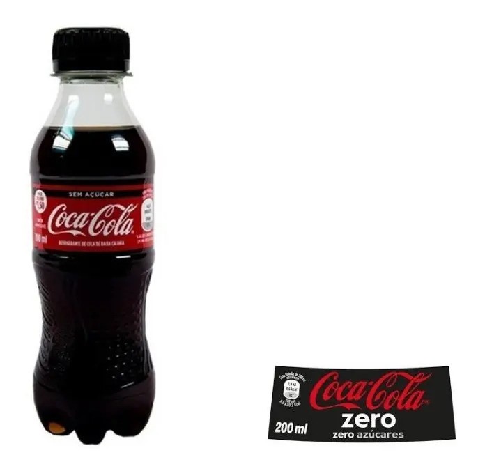 Refrigerante Coca-Cola Sem Açúcar Pet 200ml