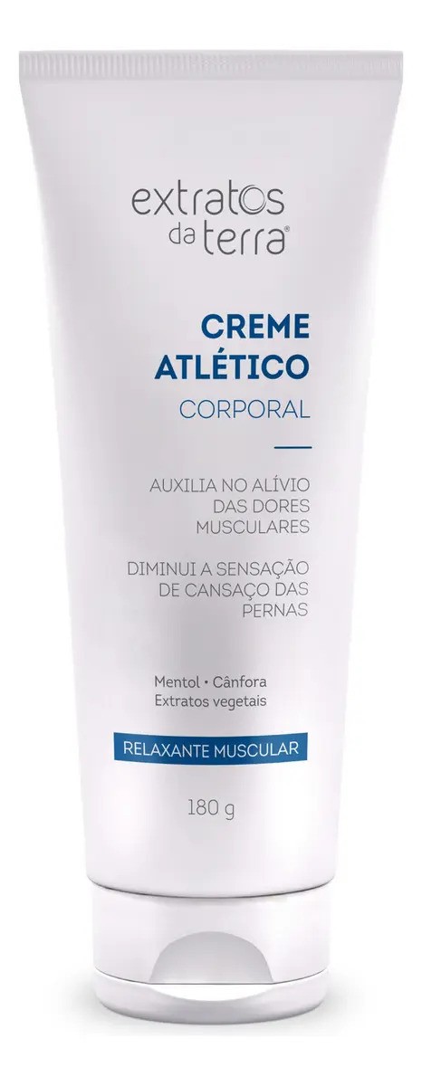 Creme de Massagem Extratos da Terra Atlético 180 g