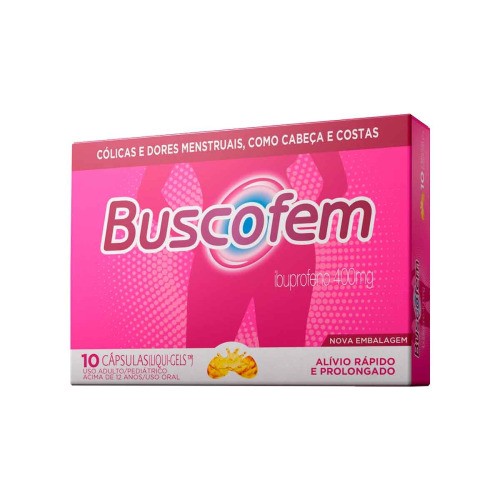 Buscofem 400mg 10 Cápsulas Boehringer Ingelheim
