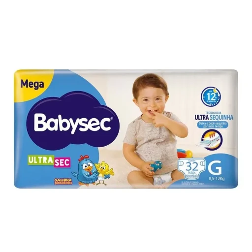 Imagens - Fraldas Galinha Pintadinha Babysec G 192 Unidades