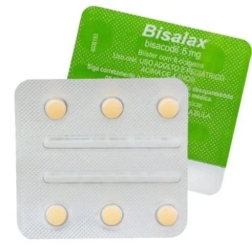 Bisalax 5mg Drágeas 6 Unidades União Química