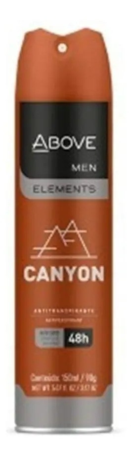 Desodorante Antitranspirante Above Men Elements Canyon Jato