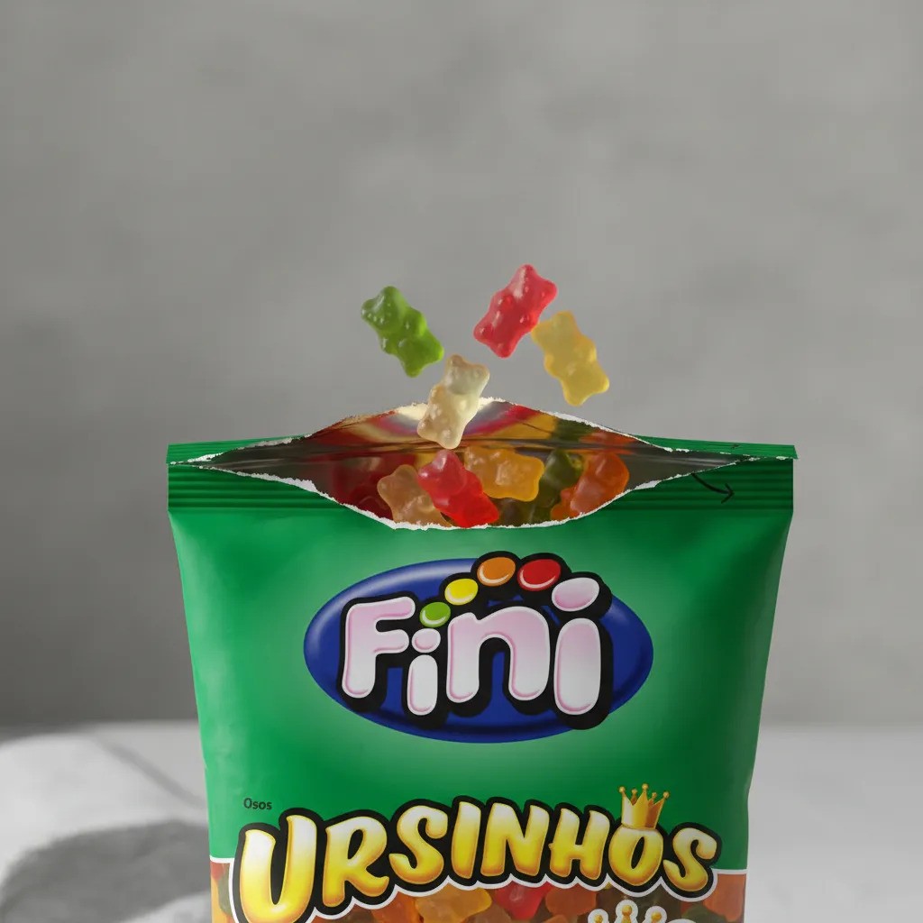 Bala de Gelatina Ursinho Fini 90g