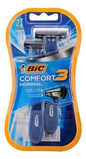 Aparelho de Barbear Bic Comfort 3 Advance com 2 Unidades