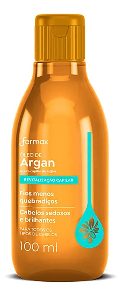 Óleo de Argan Capilar 100 ml Farmax