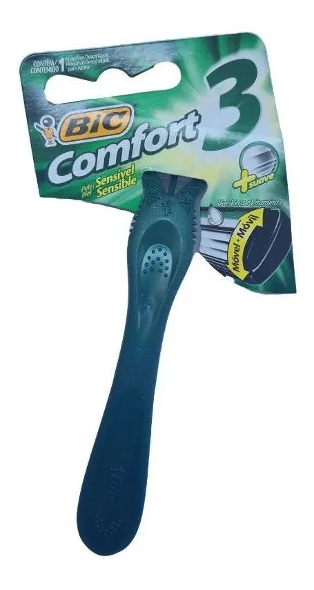 Barbeador BIC Comfort 3 Sensitive descartável