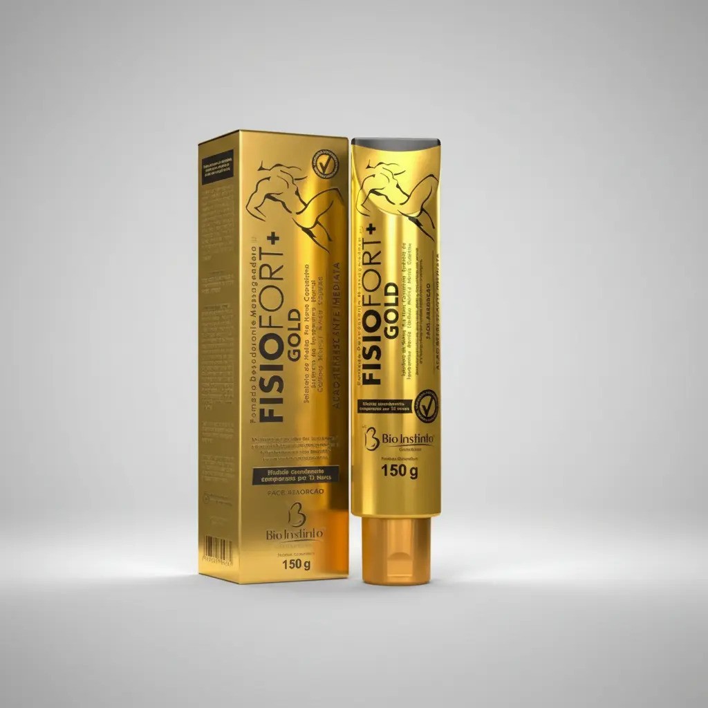 Pomada Massageadora Fisiofort Gold Arnica 150g Fragrância Suave