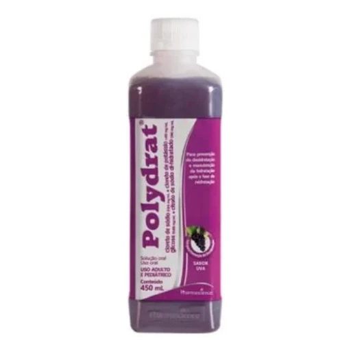 Polydrat 45 Solução Oral Sabor Uva 450ml Pharmascience